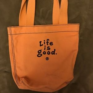 Life is Good  mini tote bag